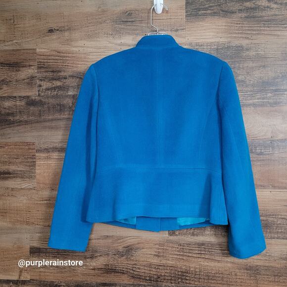 Chadwicks Cashmere Wool Blend Blazer Size 6 P Pockets Preppy Quiet Luxury NWOT - Picture 2 of 11